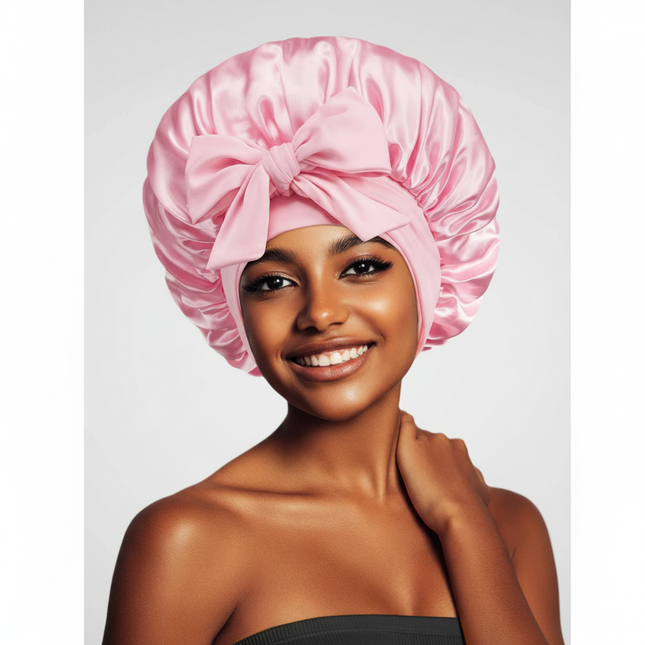 Sleeping Hat Women Satin Solid Night Sleep Cap Hair Care Bonnet Nightcap For Women Men Unisex Cap Bonnet De Nuit Shower Turban