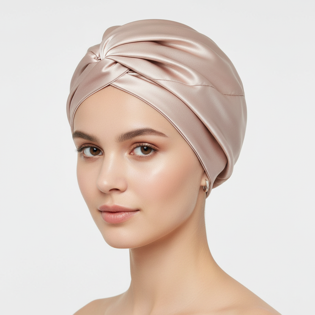 Women Satin Solid Sleeping Hat Night Sleep Cap for Women Shower Caps Waterproof Solid Sleeping Hair Bonnets Adjustable Cap