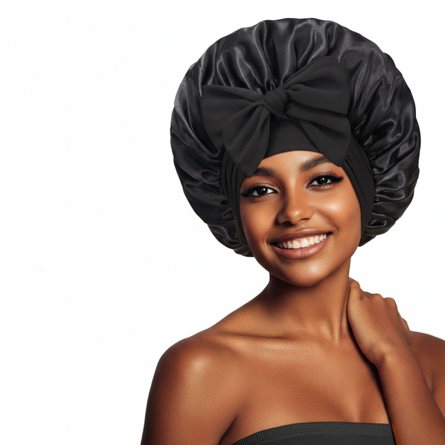 Sleeping Hat Women Satin Solid Night Sleep Cap Hair Care Bonnet Nightcap For Women Men Unisex Cap Bonnet De Nuit Shower Turban