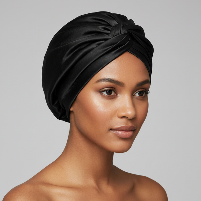Women Satin Solid Sleeping Hat Night Sleep Cap for Women Shower Caps Waterproof Solid Sleeping Hair Bonnets Adjustable Cap