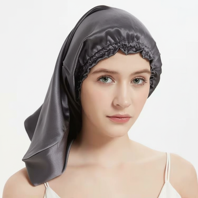 100% Pure Mulberry Silk Hair Bonnets for Women Sleeping Cap Silk Sleep Cap Night Bonnet Caps Hair Protection Turban Head Wraps