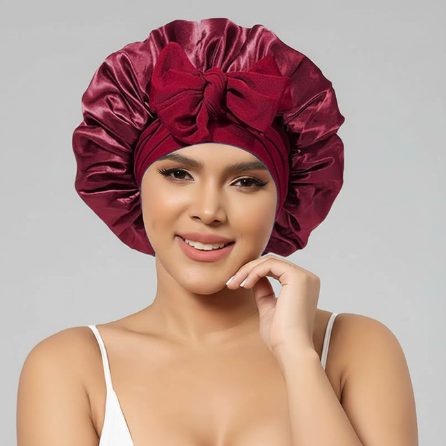 10 Pcs Cheetah-Print Satin Silk Bonnet for Sleeping Cute Bonnet with Long Strap Tie Band Adjustable Sleep Night Cap Hair Bonnet