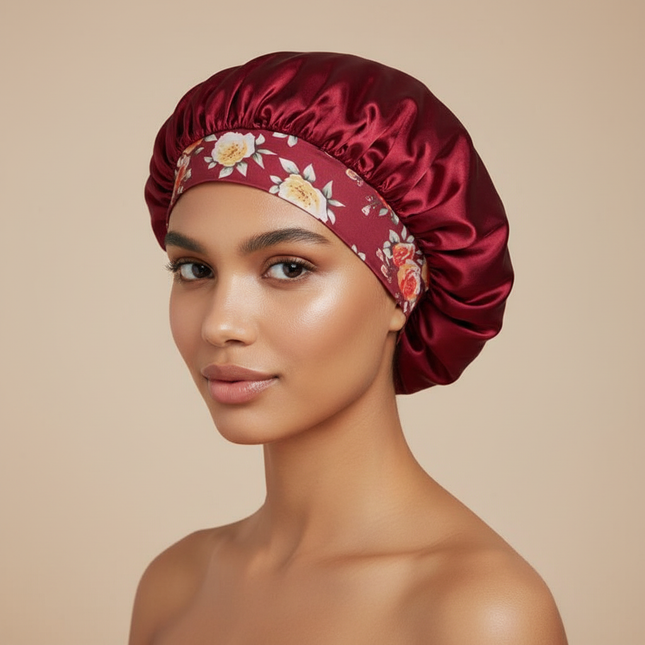 Hair Bonnet for Sleeping Silk Hat Satin Hat Hair Night To Sleep Bonnets Silk YM02