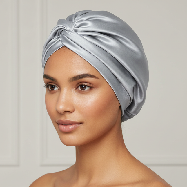 Women Satin Solid Sleeping Hat Night Sleep Cap for Women Shower Caps Waterproof Solid Sleeping Hair Bonnets Adjustable Cap