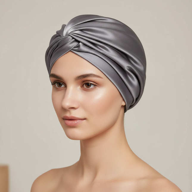 Women Satin Solid Sleeping Hat Night Sleep Cap for Women Shower Caps Waterproof Solid Sleeping Hair Bonnets Adjustable Cap
