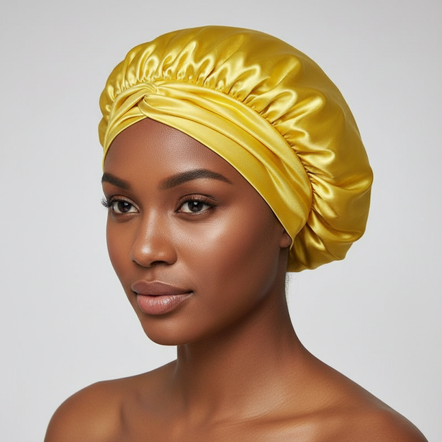 Satin Sleeping Cap Milk Silk Night Sleeping Bonnet Shredded Milk Caps Head Tie Band Bonnet Edge Wrap Protect Curly Braid Hair