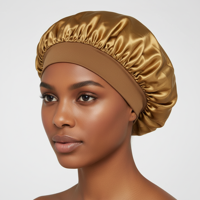 Large Satin Bonnet,Silk Bonnet Hair Wrap for Sleeping, Sleep Cap With Elastic Soft Band, Big Bonnets for Women Hair Care