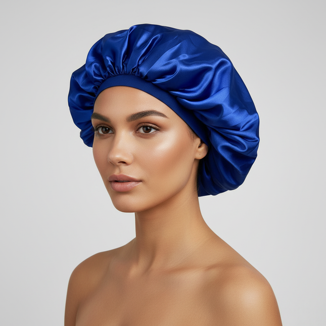 Large Bonnet Women Big Size Satin Bonnet Sleeping Night Women Cap Bonnet Hat Satin Cheveux Nuit Silk Bonnets for Women