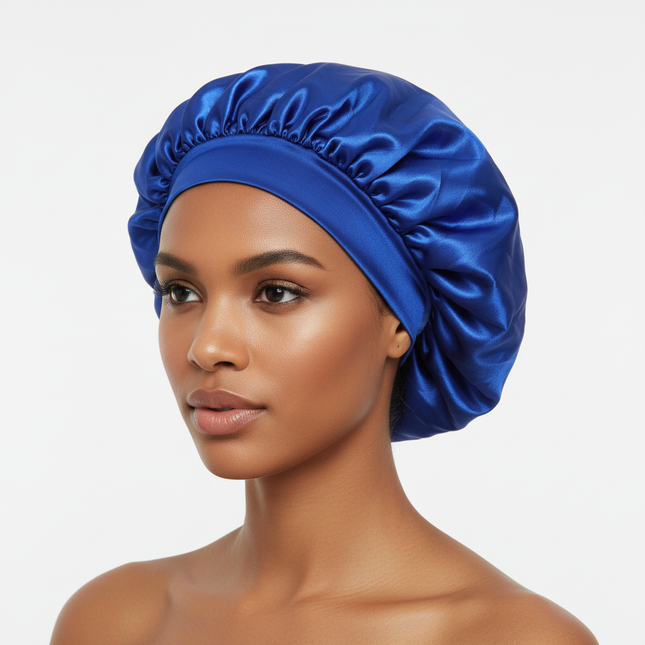 Hair Bonnet For Sleeping Women Wide Brim Sleep Cap Hair Bonnet For Curly Hair Showercap Children Men