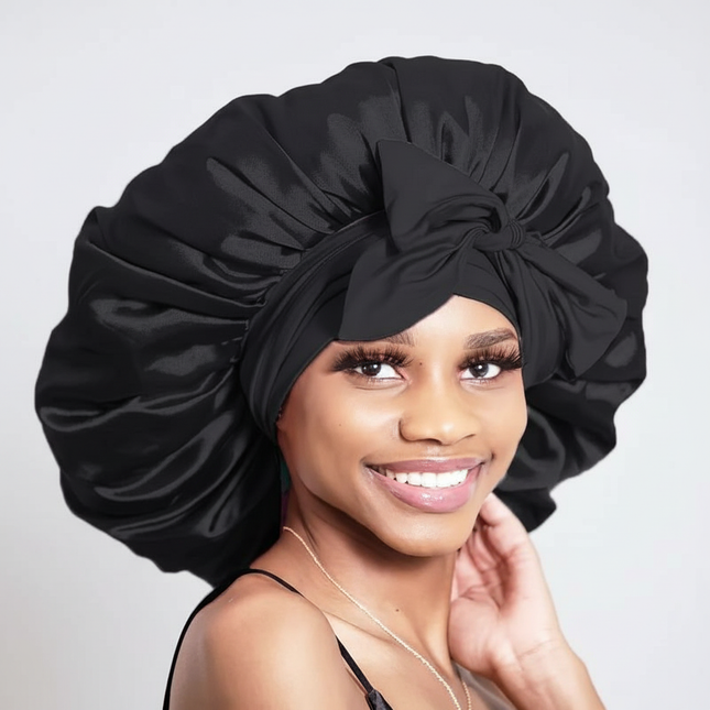 Satin Bonnet Bonnet Adjustable Bonne For Sleeping Hair Bonnet With Tie Band Bonnets For Women Men