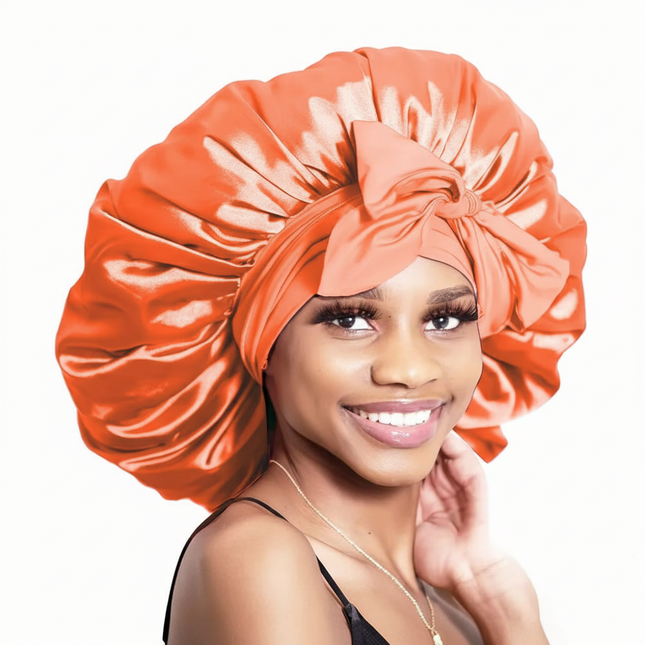 Satin Bonnet Bonnet Adjustable Bonne For Sleeping Hair Bonnet With Tie Band Bonnets For Women Men