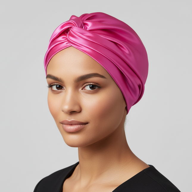 Women Satin Solid Sleeping Hat Night Sleep Cap for Women Shower Caps Waterproof Solid Sleeping Hair Bonnets Adjustable Cap