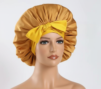 Satin Bonnet Silk Bonnet Adjustable Bonne For Sleeping Hair Bonnet With Tie Band Bonnets For Women Men