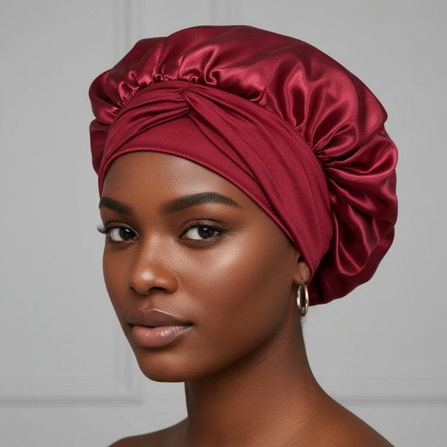 Satin Sleeping Cap Milk Silk Night Sleeping Bonnet Shredded Milk Caps Head Tie Band Bonnet Edge Wrap Protect Curly Braid Hair