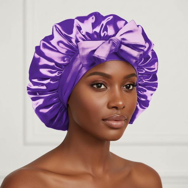 Satin Bonnet Silk Bonnet Adjustable Bonne For Sleeping Hair Bonnet With Tie Band Bonnets For Women Men