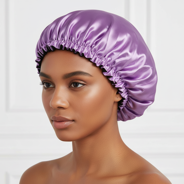 Reversible Satin Sleep Sleeping Cap for Women Men Headscarf Elastic Hair Care Bonnet Cancer Chemo Caps Adjustable Headwear Hats