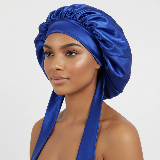 Women Satin Solid Sleeping Hat Night Sleep Cap Hair Care Bonnet Nightcap For Women Men Unisex Cap Bonnet De Nuit Shower Turban
