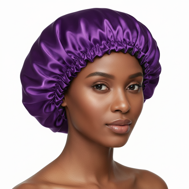 Reversible Satin Sleep Sleeping Cap for Women Men Headscarf Elastic Hair Care Bonnet Cancer Chemo Caps Adjustable Headwear Hats