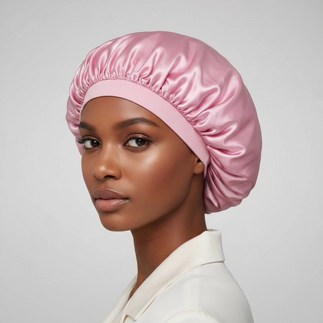 Large Bonnet Women Big Size Satin Bonnet Sleeping Night Women Cap Bonnet Hat Satin Cheveux Nuit Silk Bonnets for Women