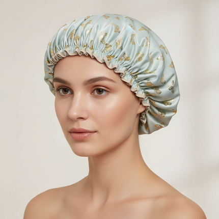 Shower Caps Waterproof  Bathing Cap for Women Donuts for Hair Bonnet Douche Swimming Cap Shower Shower Suit