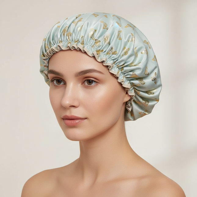 Shower Caps Waterproof  Bathing Cap for Women Donuts for Hair Bonnet Douche Swimming Cap Shower Shower Suit