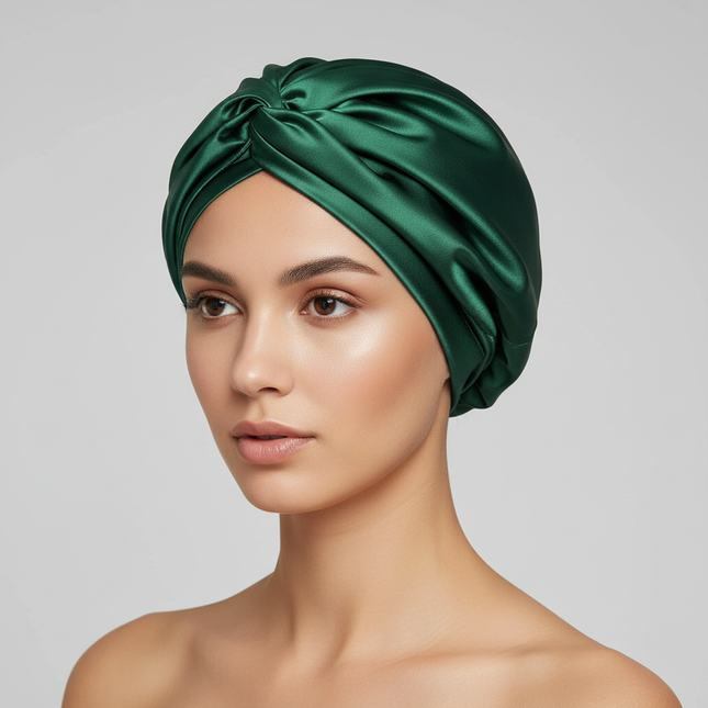 Women Satin Solid Sleeping Hat Night Sleep Cap for Women Shower Caps Waterproof Solid Sleeping Hair Bonnets Adjustable Cap