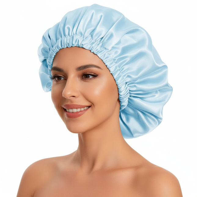 Satin Bonnet Silk Bonnet Hair Bonnet Sleeping Slouchy Beanie Hat Satin Sleep Cap Nightcap Bonnets For Women's Natural Curly Hair