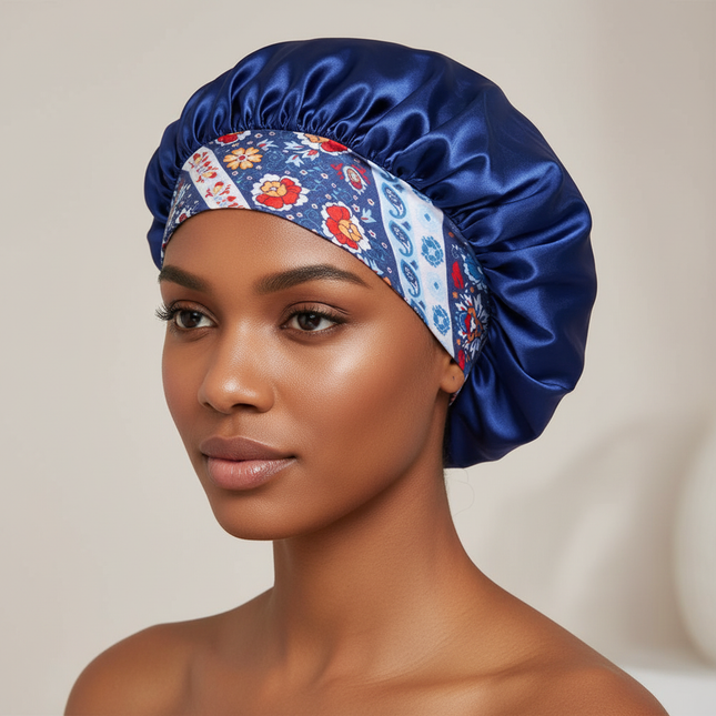 Hair Bonnet for Sleeping Silk Hat Satin Hat Hair Night To Sleep Bonnets Silk YM02