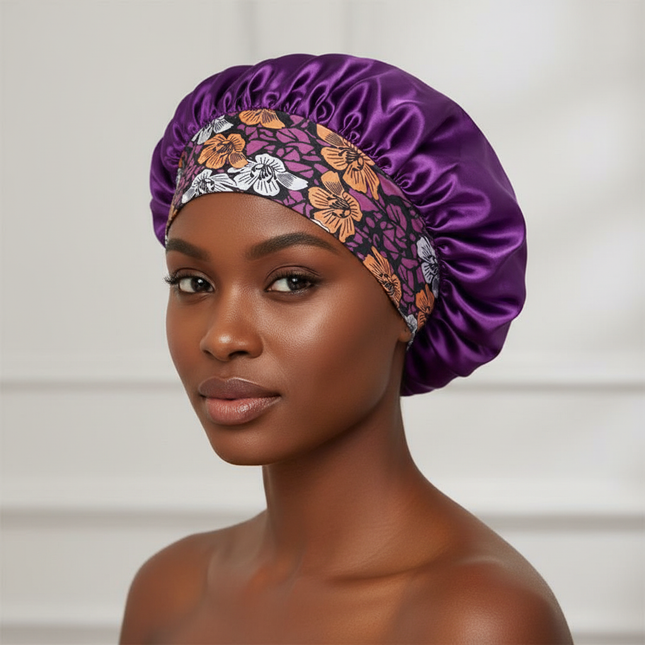 Hair Bonnet for Sleeping Silk Hat Satin Hat Hair Night To Sleep Bonnets Silk YM02
