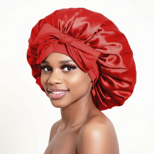 Satin Bonnet Bonnet Adjustable Bonne For Sleeping Hair Bonnet With Tie Band Bonnets For Women Men