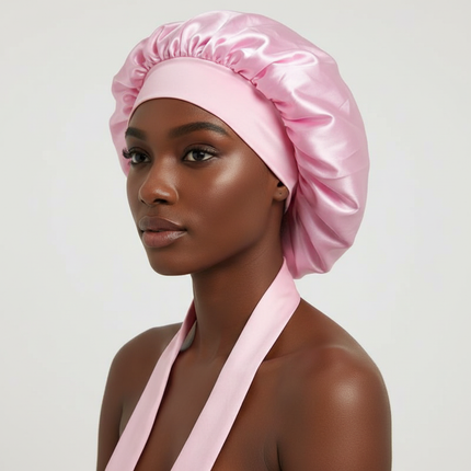 Women Satin Solid Sleeping Hat Night Sleep Cap Hair Care Bonnet Nightcap For Women Men Unisex Cap Bonnet De Nuit Shower Turban