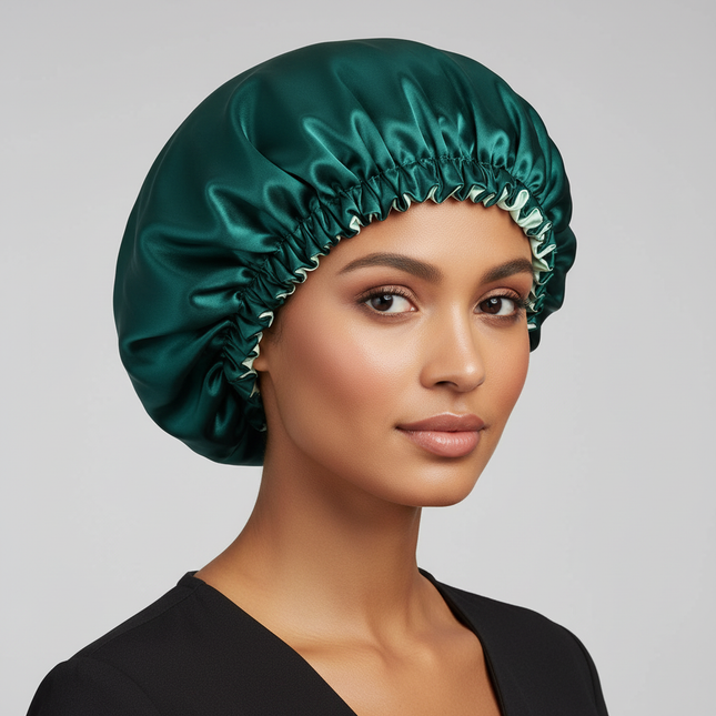 Reversible Satin Sleep Sleeping Cap for Women Men Headscarf Elastic Hair Care Bonnet Cancer Chemo Caps Adjustable Headwear Hats