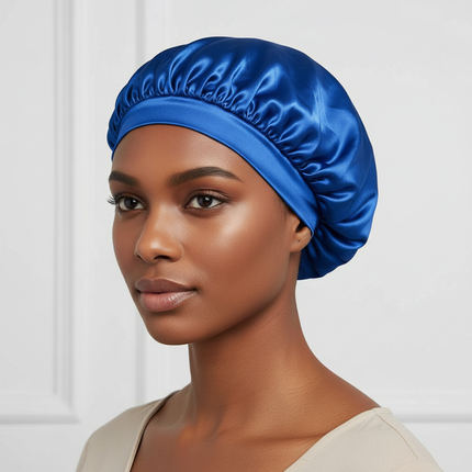 3pcs/set, Durag & Bonnet & Dome Hats, Solid Color Elastic Satin Bonnet Night Cap, Lightweight Pirate Hats
