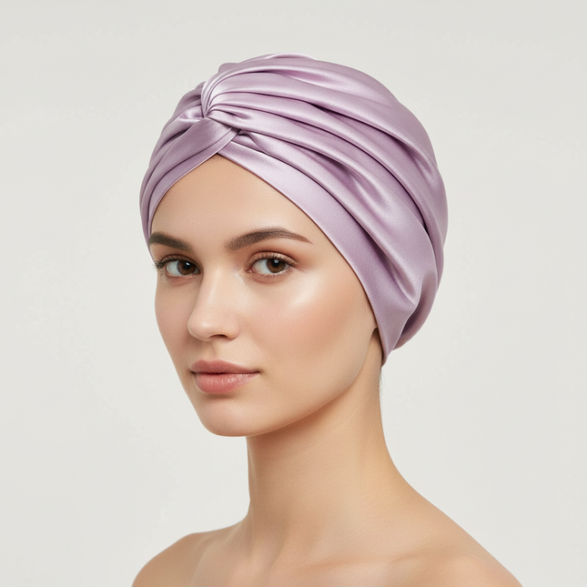 Women Satin Solid Sleeping Hat Night Sleep Cap for Women Shower Caps Waterproof Solid Sleeping Hair Bonnets Adjustable Cap