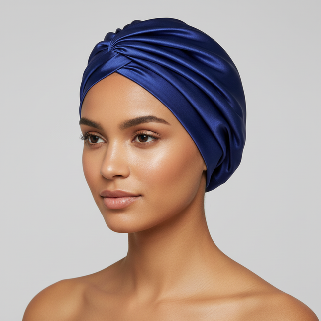 Women Satin Solid Sleeping Hat Night Sleep Cap for Women Shower Caps Waterproof Solid Sleeping Hair Bonnets Adjustable Cap