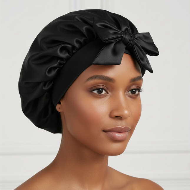 Sleeping Hat Women Satin Solid Night Sleep Cap Hair Care Bonnet Nightcap For Women Men Unisex Cap Bonnet De Nuit Shower Turban