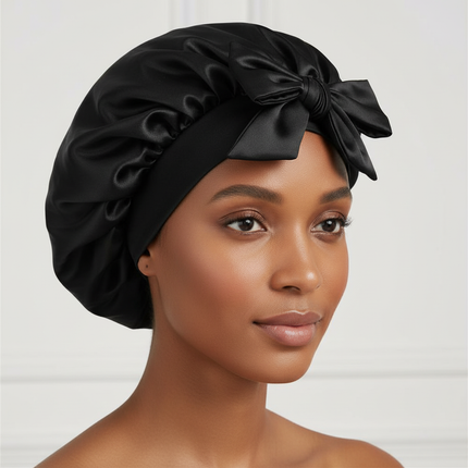 Sleeping Hat Women Satin Solid Night Sleep Cap Hair Care Bonnet Nightcap For Women Men Unisex Cap Bonnet De Nuit Shower Turban