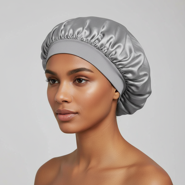 Satin Bonnet Hair Bonnet for Sleeping,Silk Bonnets for Black Women with Elastic Soft Band for Hair Care