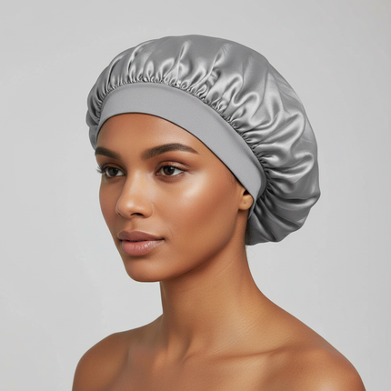 Satin Bonnet Hair Bonnet for Sleeping,Silk Bonnets for Black Women with Elastic Soft Band for Hair Care