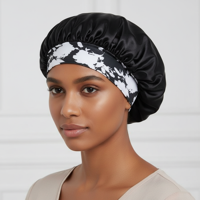 Hair Bonnet for Sleeping Silk Hat Satin Hat Hair Night To Sleep Bonnets Silk YM02