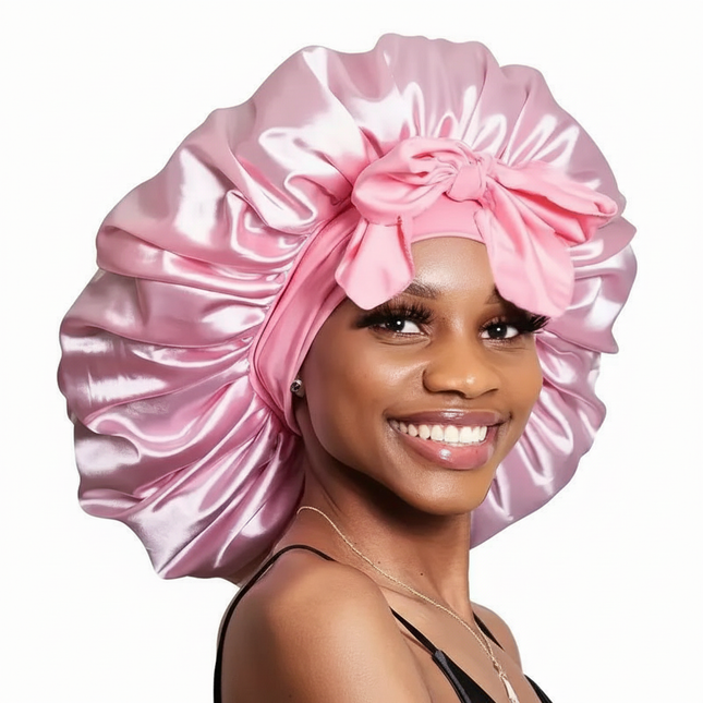 Satin Bonnet Bonnet Adjustable Bonne For Sleeping Hair Bonnet With Tie Band Bonnets For Women Men