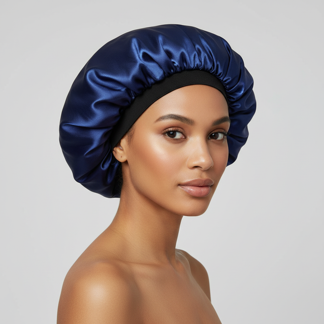 Large Bonnet Women Big Size Satin Bonnet Sleeping Night Women Cap Bonnet Hat Satin Cheveux Nuit Silk Bonnets for Women