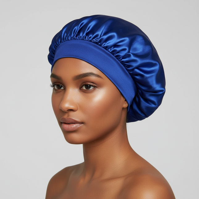 Satin Sleeping Cap Milk Silk Night Sleeping Bonnet Shredded Milk Caps Head Tie Band Bonnet Edge Wrap Protect Curly Braid Hair