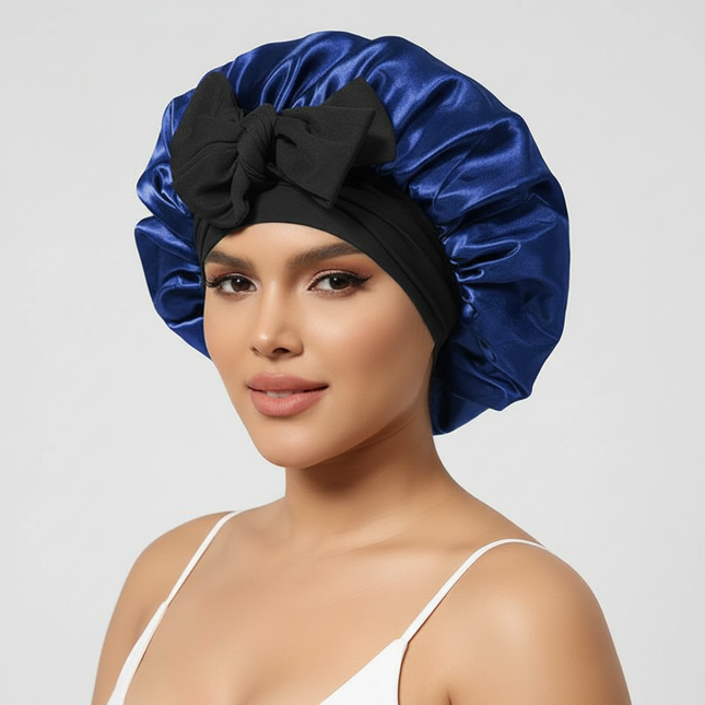 10 Pcs Cheetah-Print Satin Silk Bonnet for Sleeping Cute Bonnet with Long Strap Tie Band Adjustable Sleep Night Cap Hair Bonnet