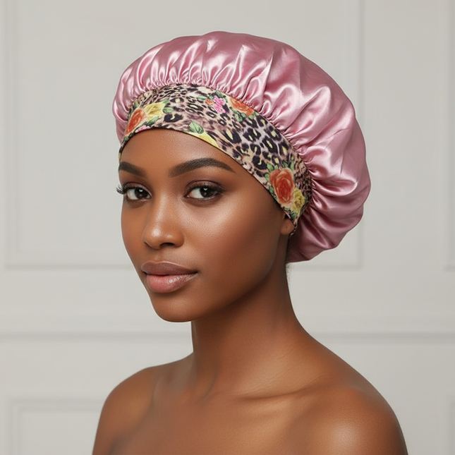 Hair Bonnet for Sleeping Silk Hat Satin Hat Hair Night To Sleep Bonnets Silk YM02