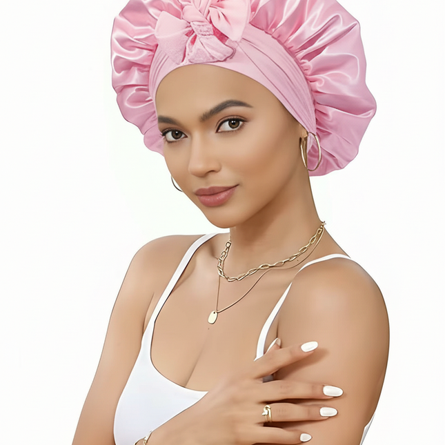 10 Pcs Cheetah-Print Satin Silk Bonnet for Sleeping Cute Bonnet with Long Strap Tie Band Adjustable Sleep Night Cap Hair Bonnet