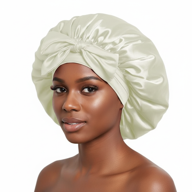 Satin Bonnet Bonnet Adjustable Bonne For Sleeping Hair Bonnet With Tie Band Bonnets For Women Men