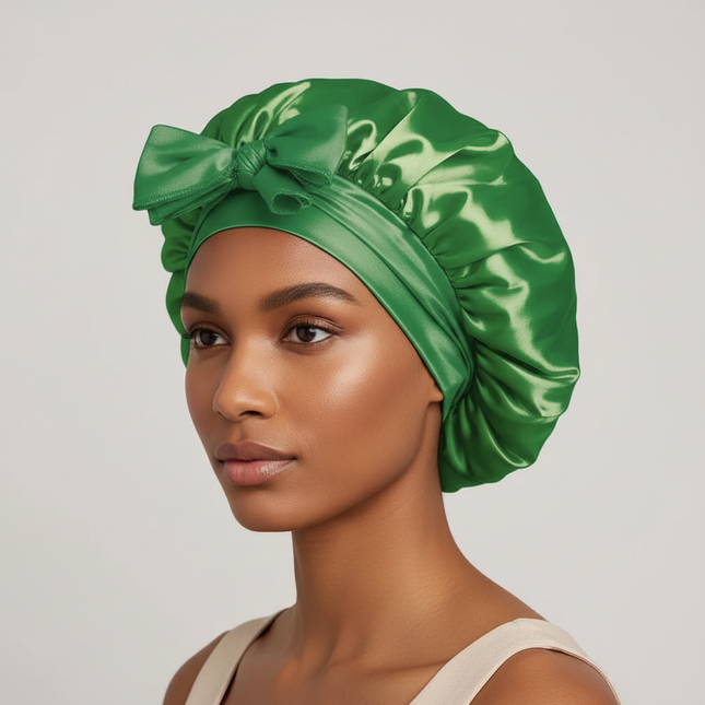 Satin Bonnet Silk Bonnet Adjustable Bonne For Sleeping Hair Bonnet With Tie Band Bonnets For Women Men