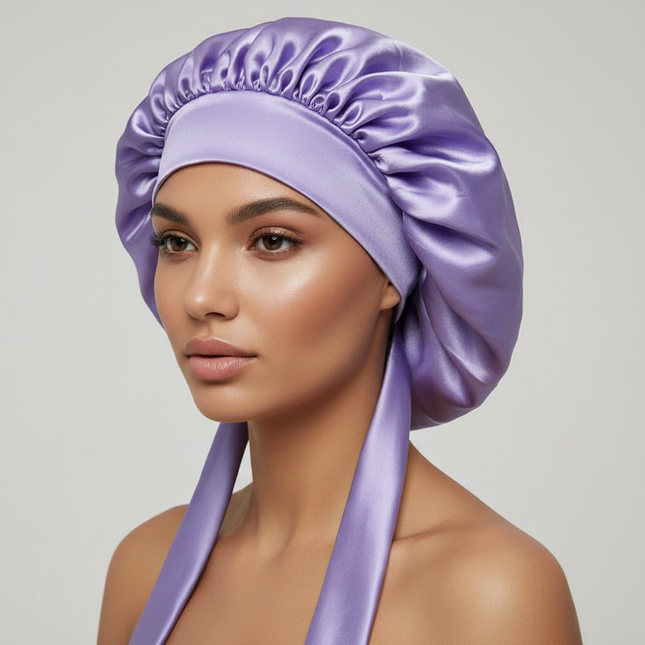 Women Satin Solid Sleeping Hat Night Sleep Cap Hair Care Bonnet Nightcap For Women Men Unisex Cap Bonnet De Nuit Shower Turban