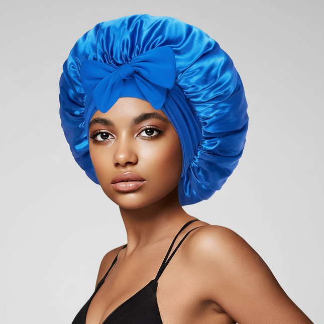 10 Pcs Cheetah-Print Satin Silk Bonnet for Sleeping Cute Bonnet with Long Strap Tie Band Adjustable Sleep Night Cap Hair Bonnet